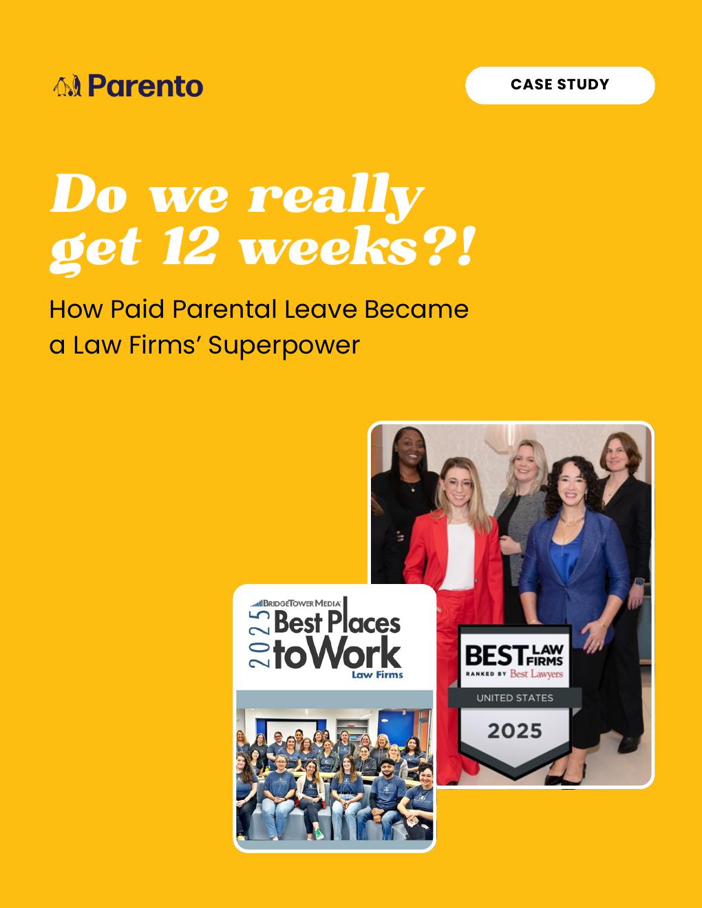Cover of the Geller Law Group paid parental leave case study